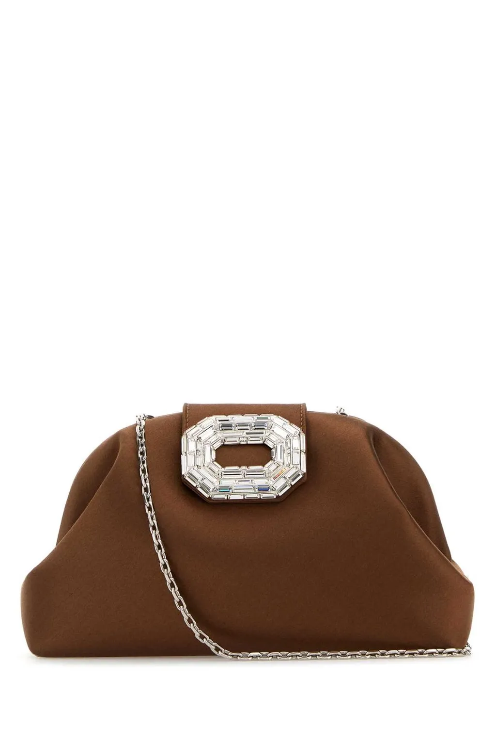 Amina Muaddi Camelia Embellished Clutch Bag