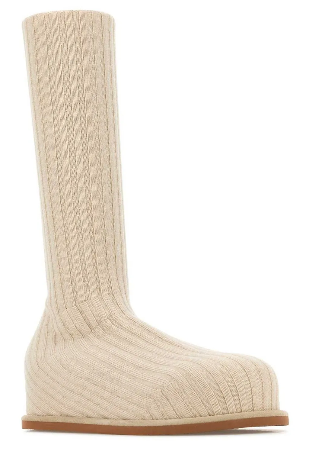 Amina Muaddi Veneda Stretch Knitted Boots