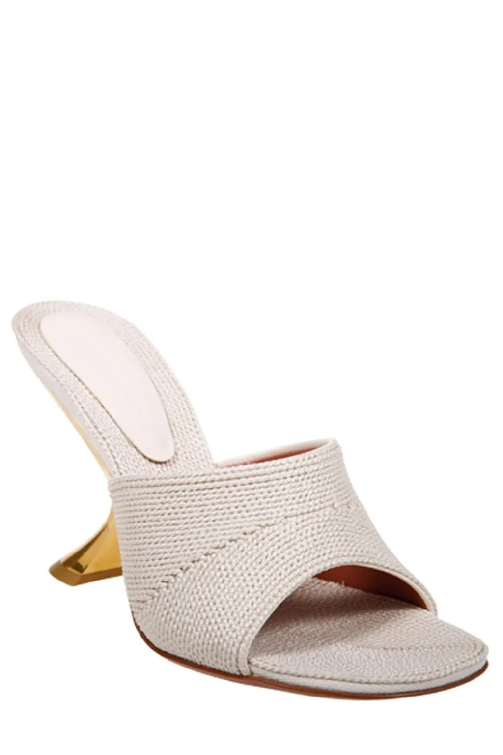 Amina Muaddi Taylor Woven Slippers