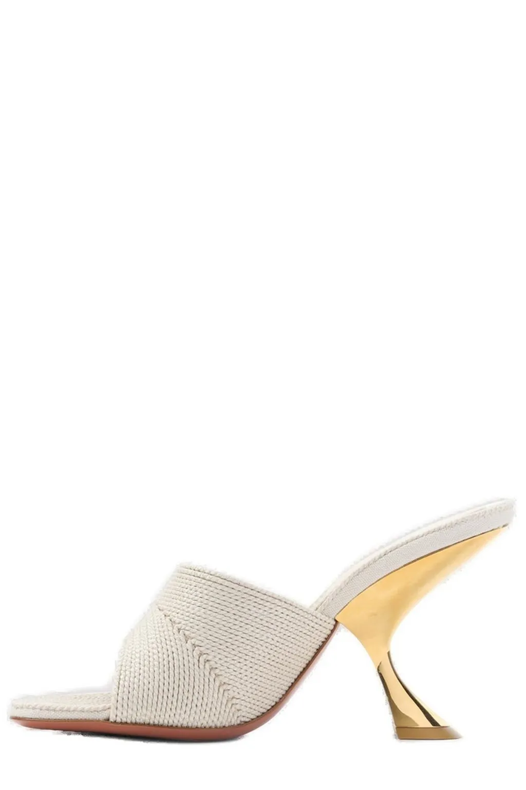 Amina Muaddi Taylor Woven Slippers