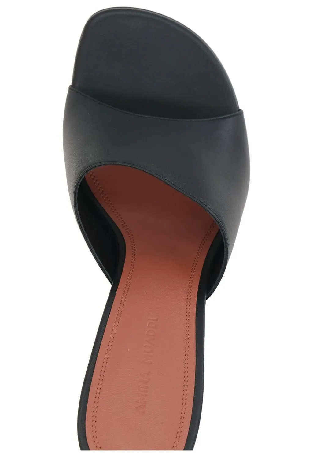 Amina Muaddi Lupita Sculpted Heel Sandals