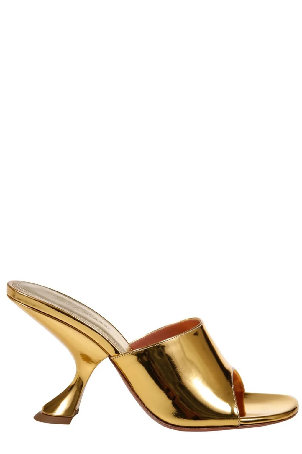 Amina Muaddi Lupita Sculpted Heel Sandals