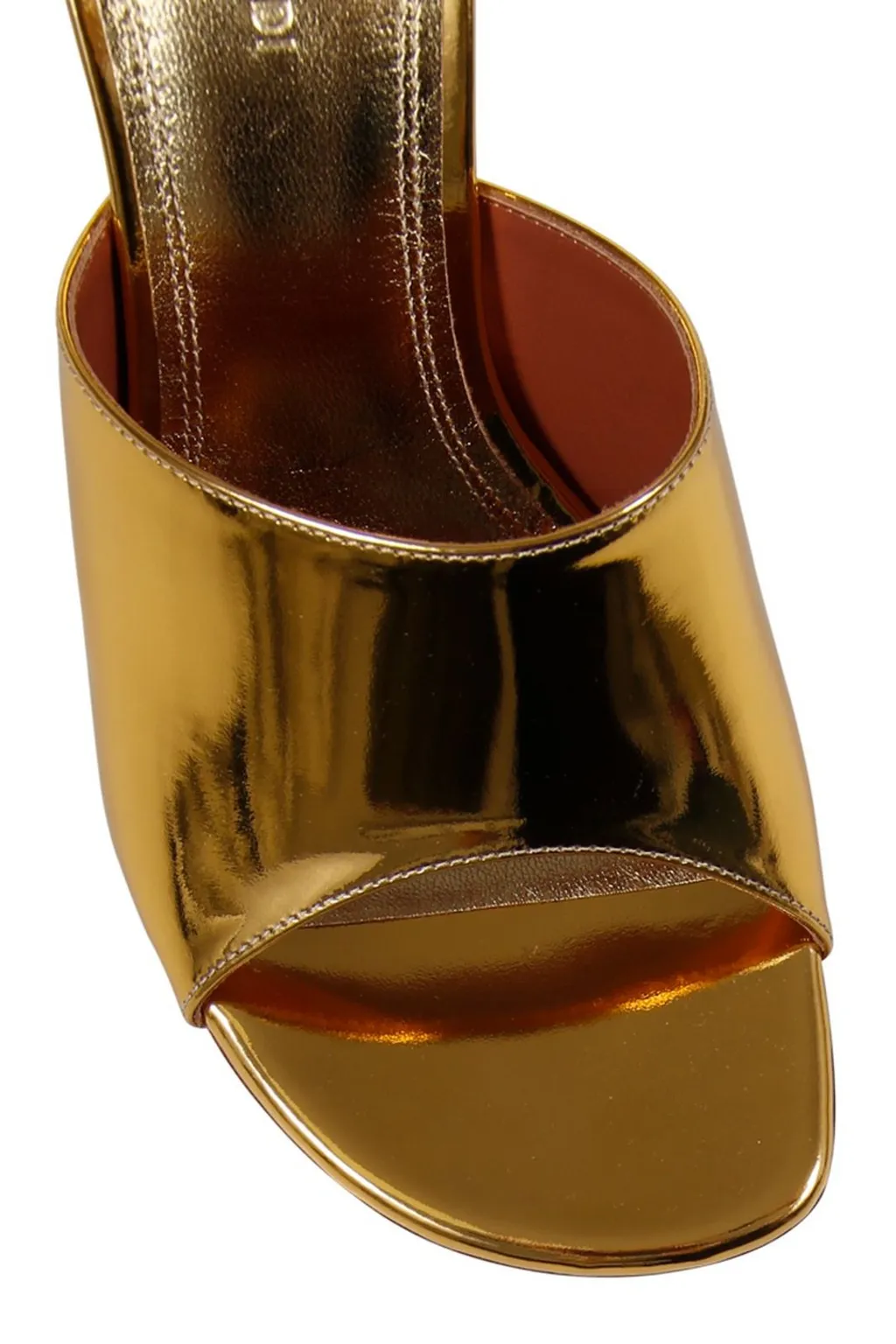 Amina Muaddi Lupita Sculpted Heel Sandals