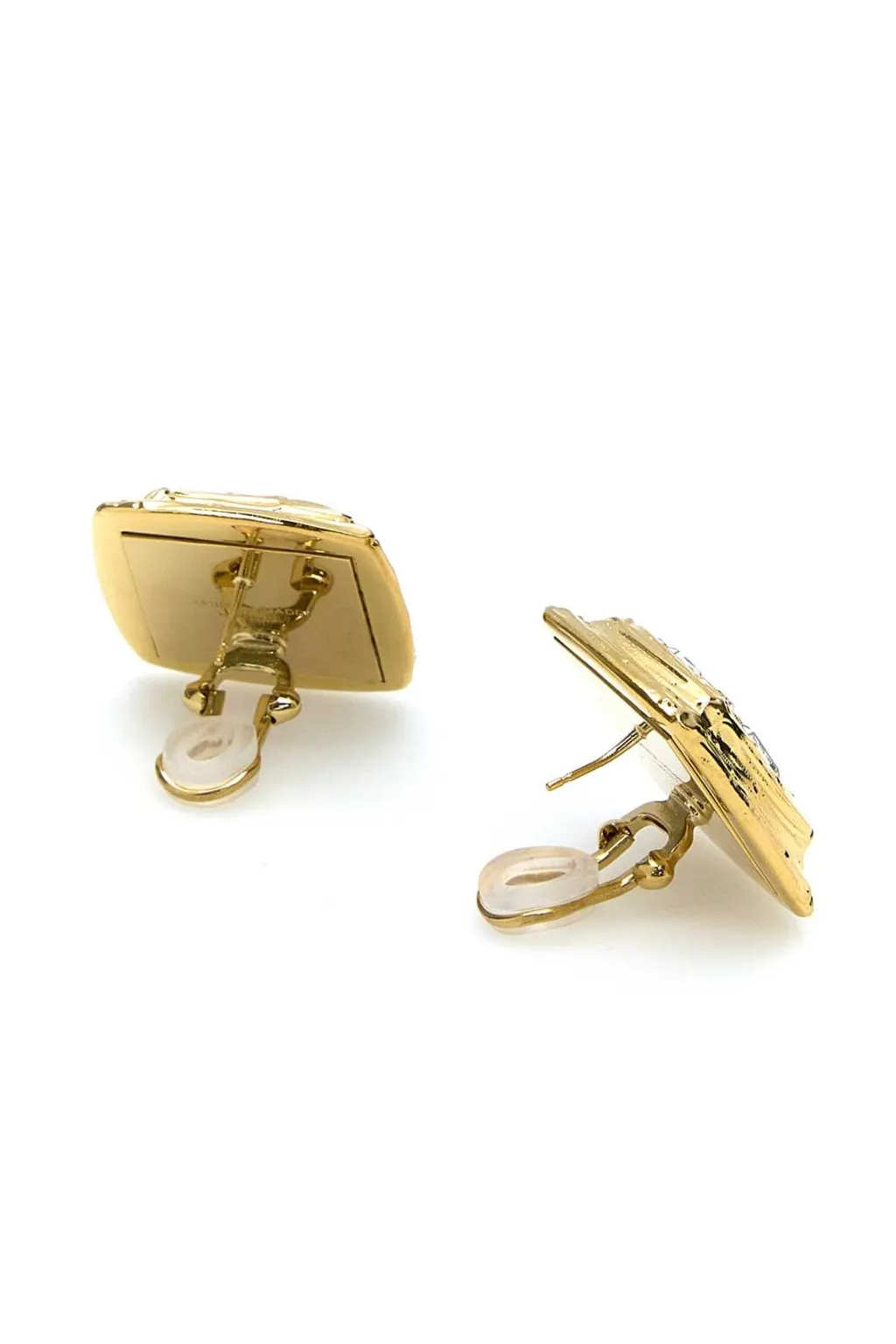 Amina Muaddi Jeanne Embellished Earrings
