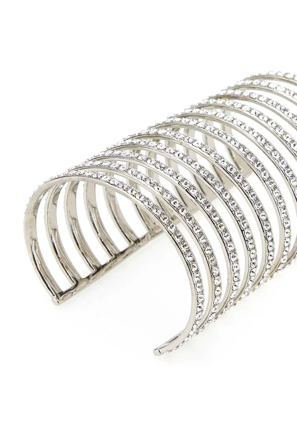 Amina Muaddi Vittoria Open-Cuff Bracelet