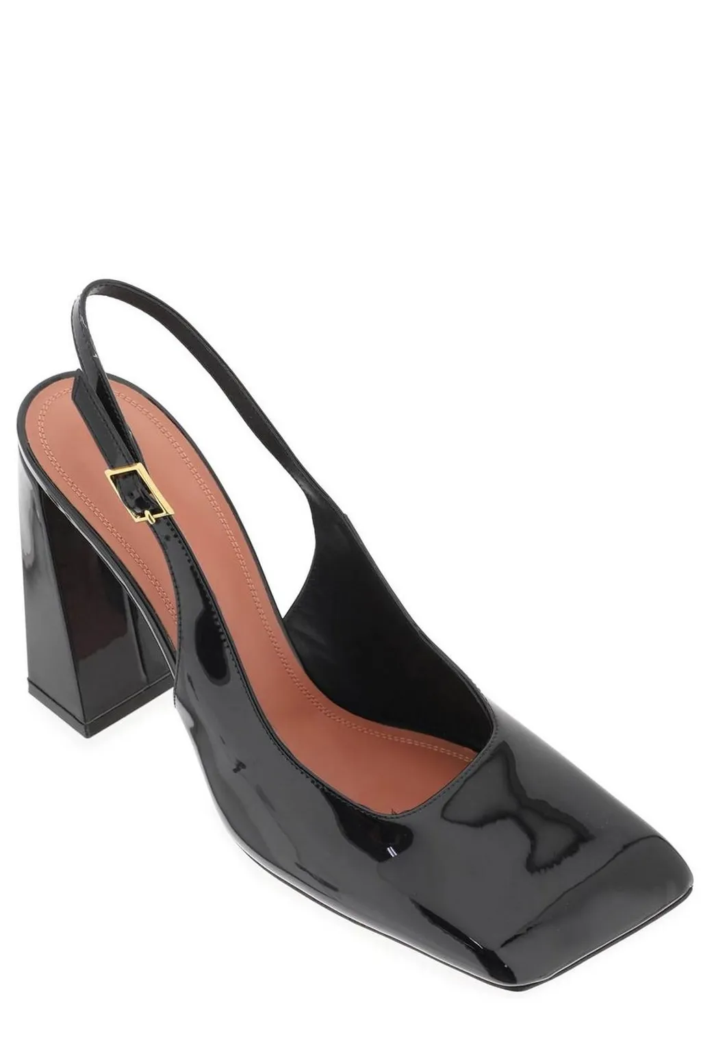 Amina Muaddi Charlotte Slingback Pumps