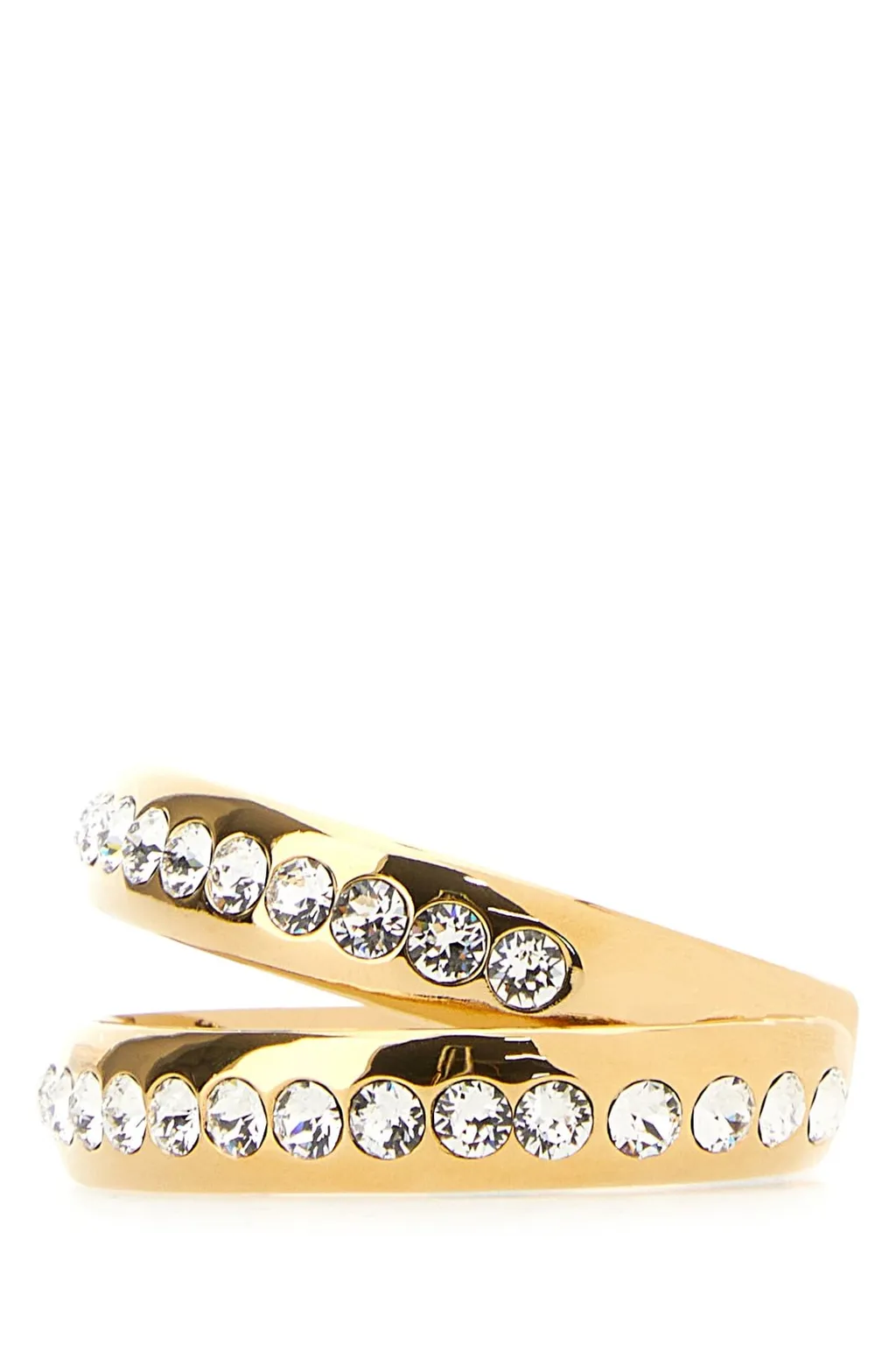 Amina Muaddi Jahleel Embellished Cuff Bracelet