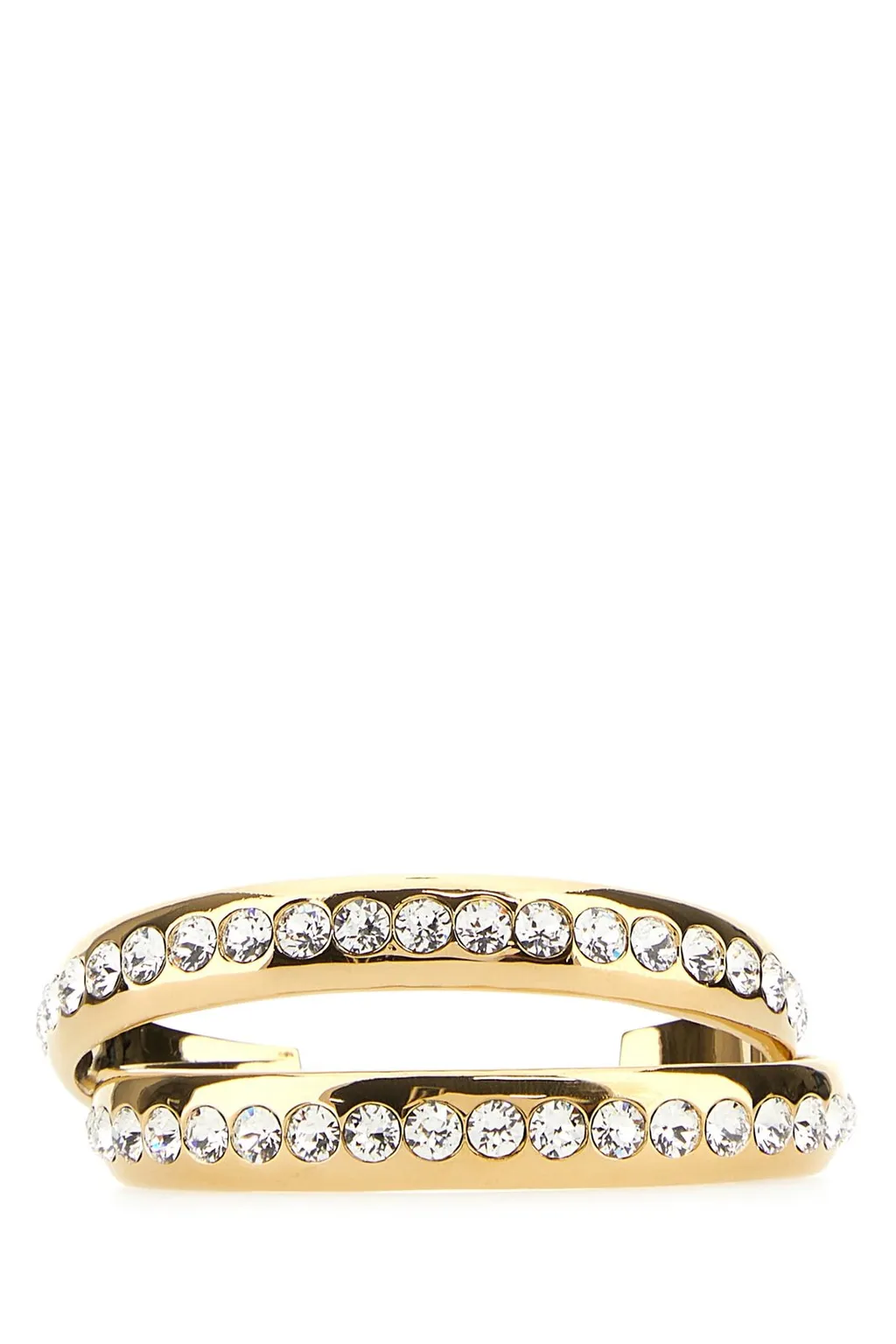 Amina Muaddi Jahleel Embellished Cuff Bracelet