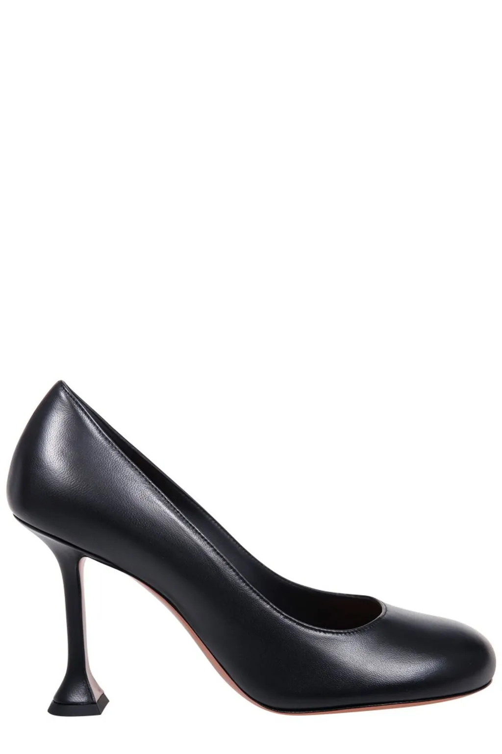 Amina Muaddi Iris Round Toe Pumps