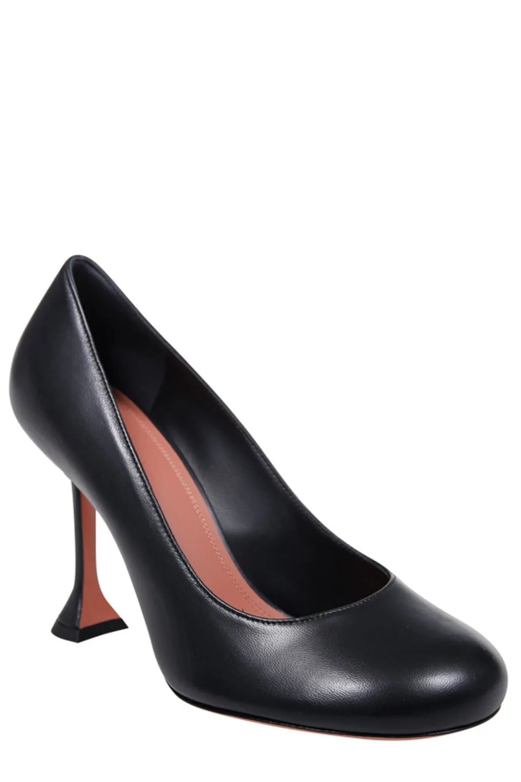 Amina Muaddi Iris Round Toe Pumps