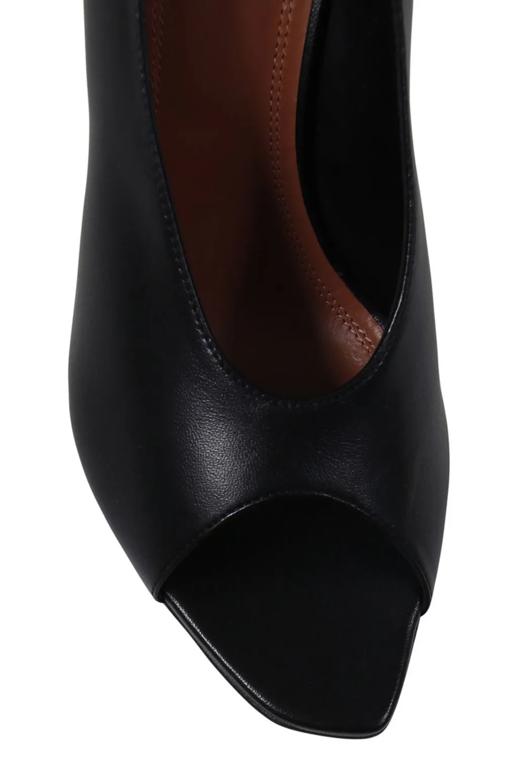 Amina Muaddi Julianne Peep Toe Pumps