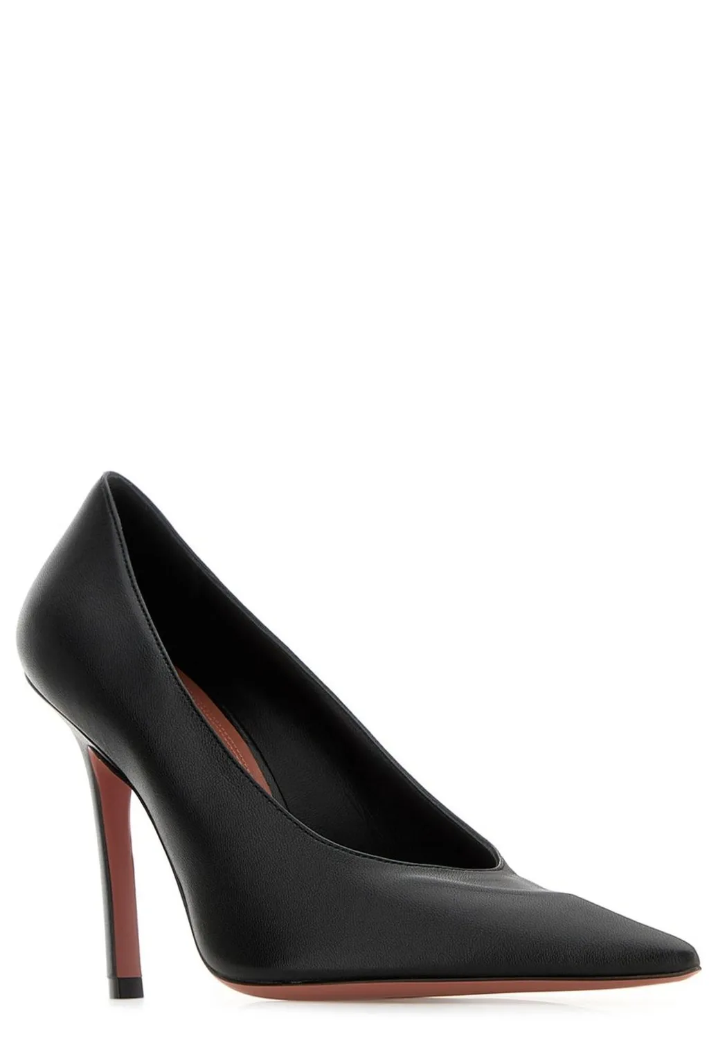 Amina Muaddi Christine Pointed Toe Pumps