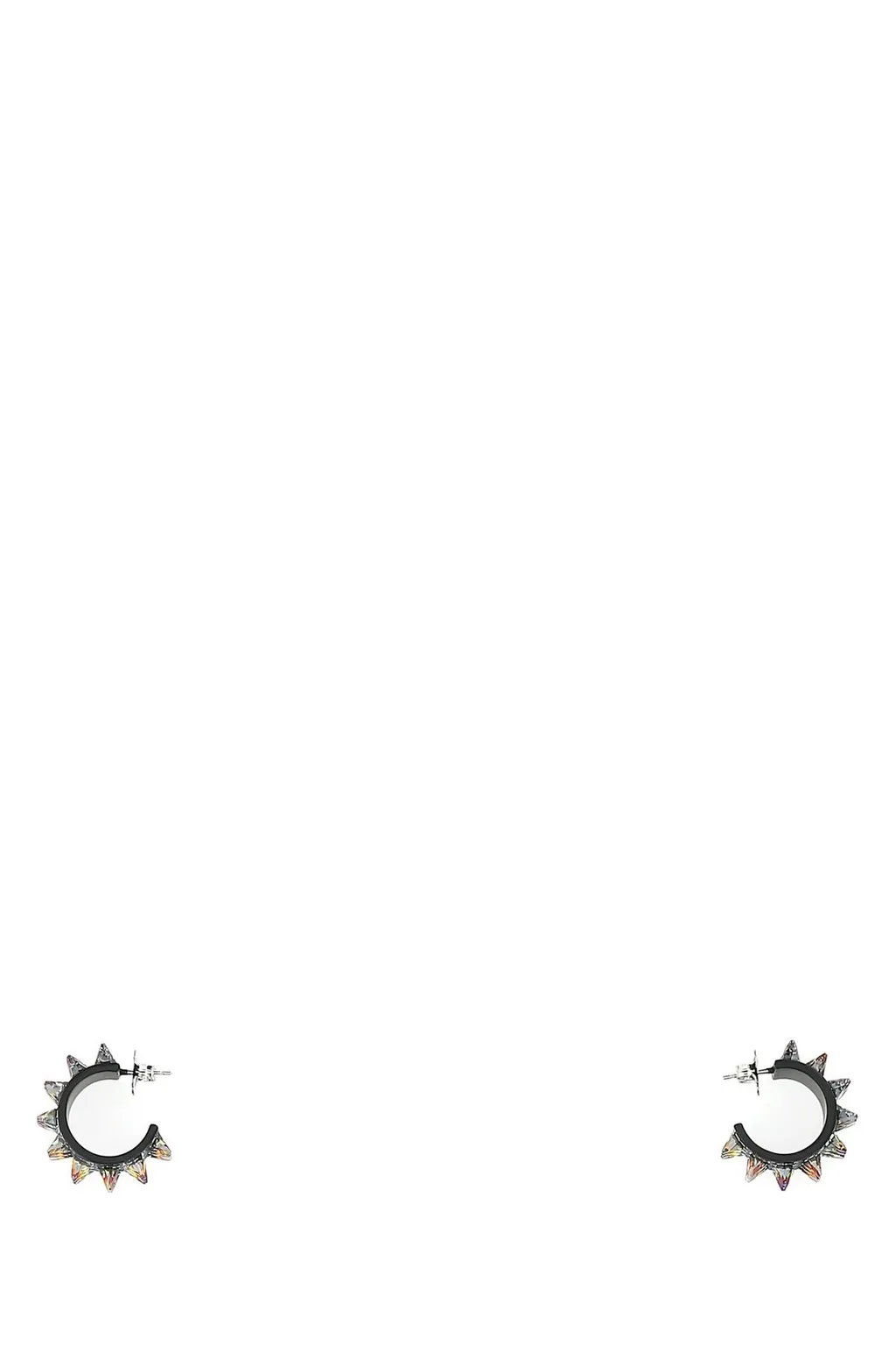 Amina Muaddi Embellished Small Karma Earrings