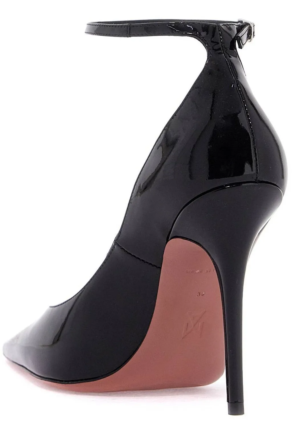 Amina Muaddi Anok Ankle Strap Pumps