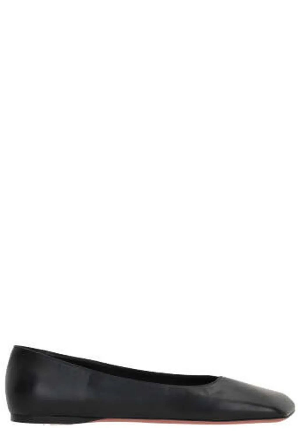 Amina Muaddi Anne Embellished Lace-Up Ballerinas