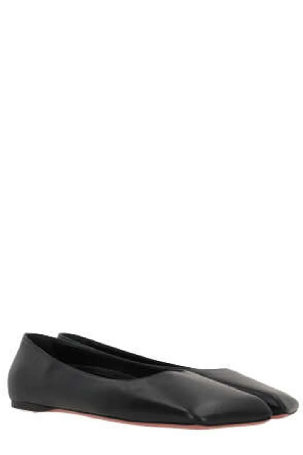 Amina Muaddi Anne Embellished Lace-Up Ballerinas