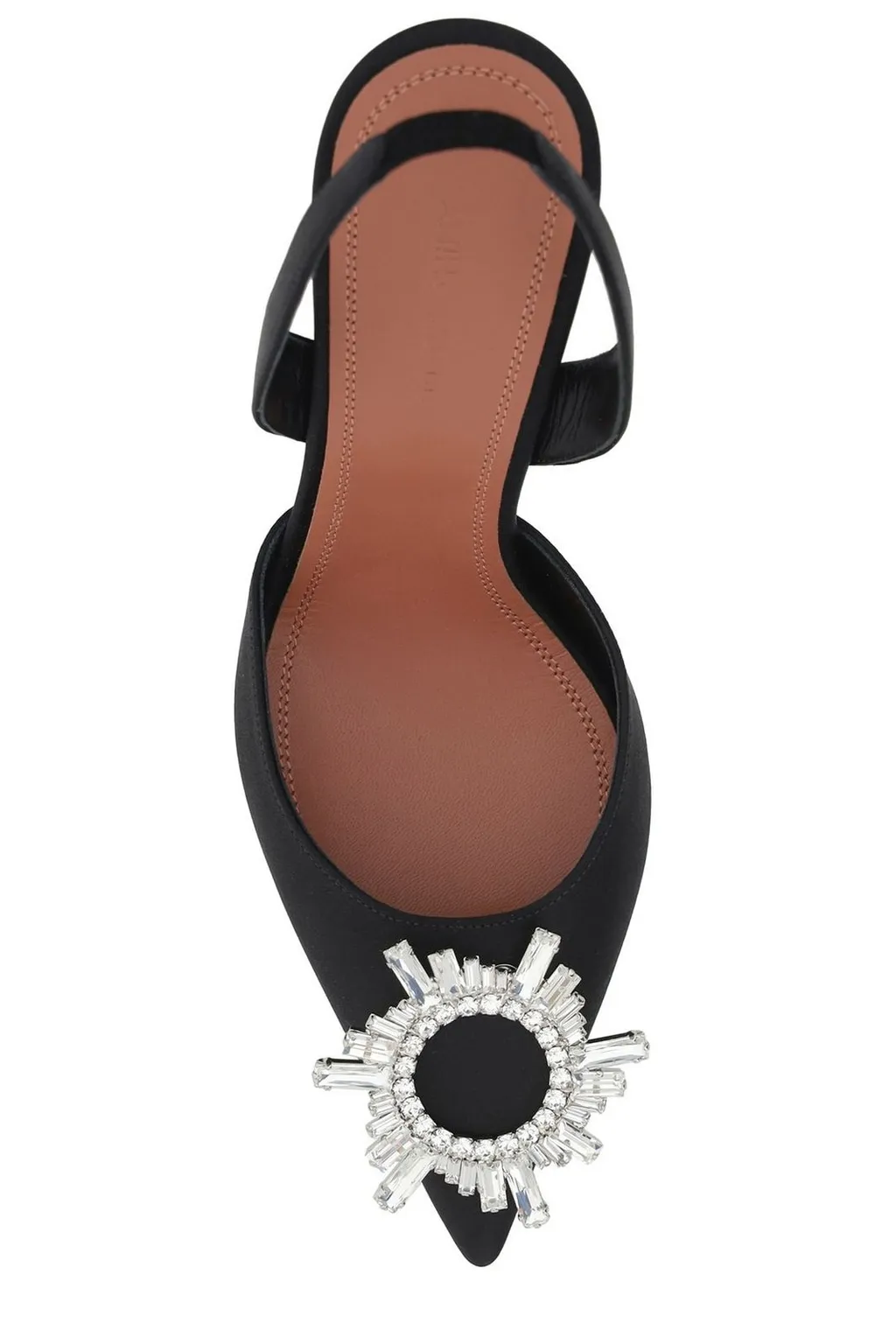 Amina Muaddi Begum Sling Embellished Pumps
