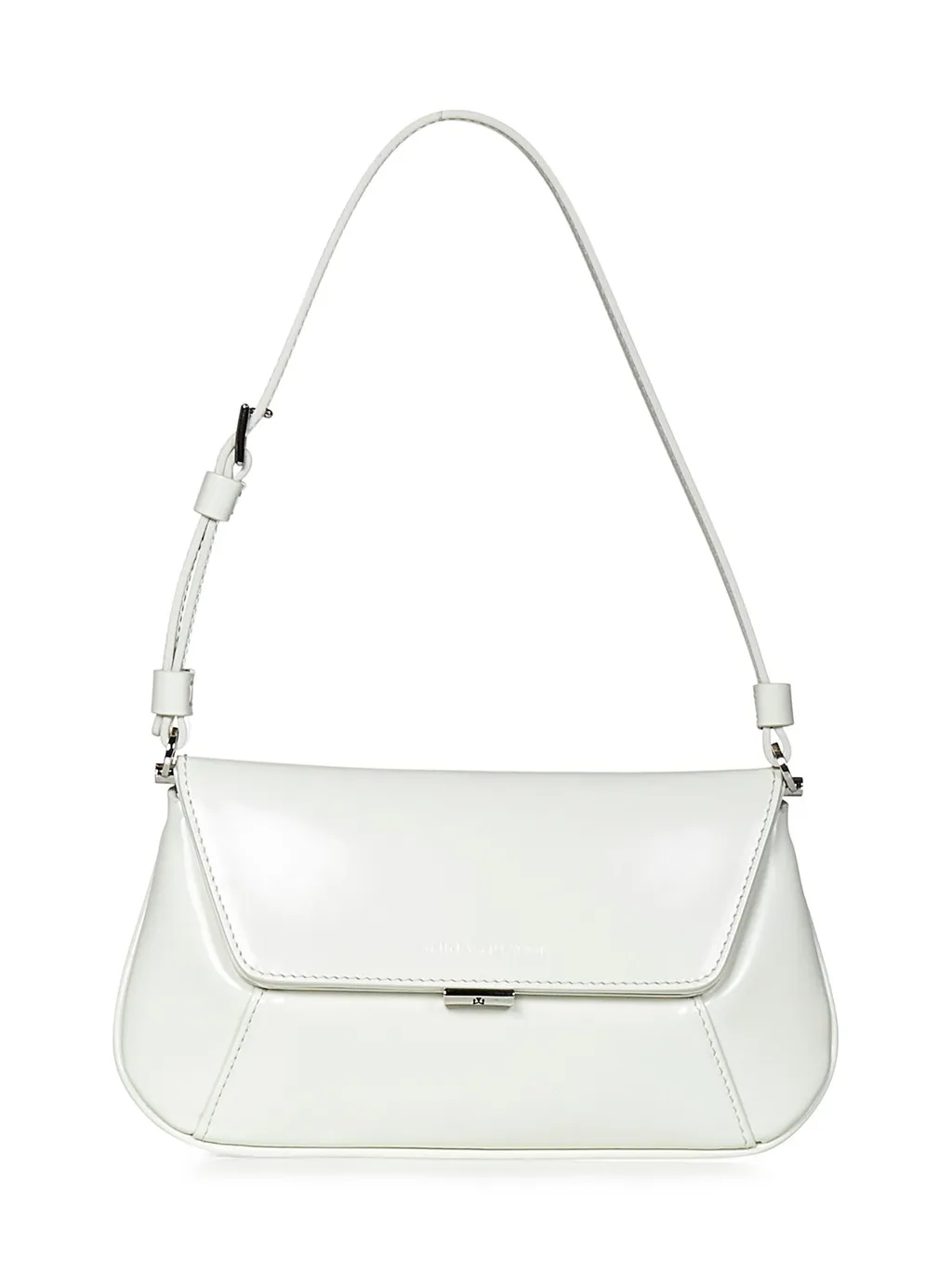 Amina Muaddi Logo-Debossed Shoulder Bag