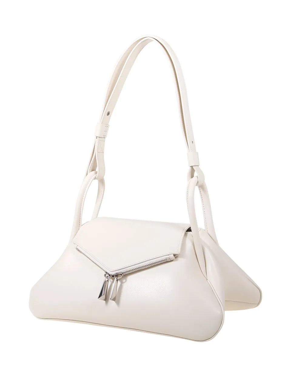 Amina Muaddi Gemini Foldover Shoulder Bag