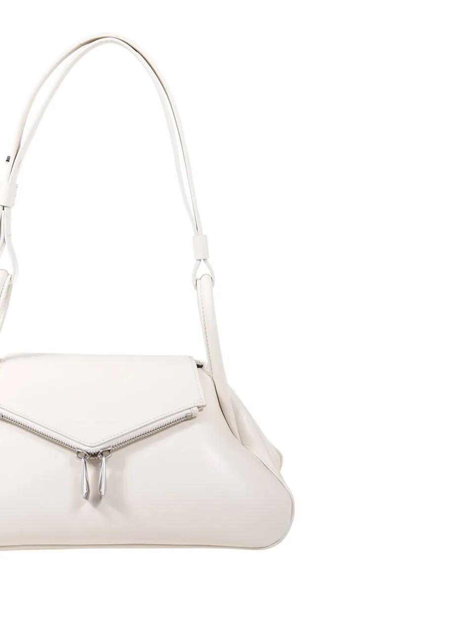 Amina Muaddi Gemini Foldover Shoulder Bag