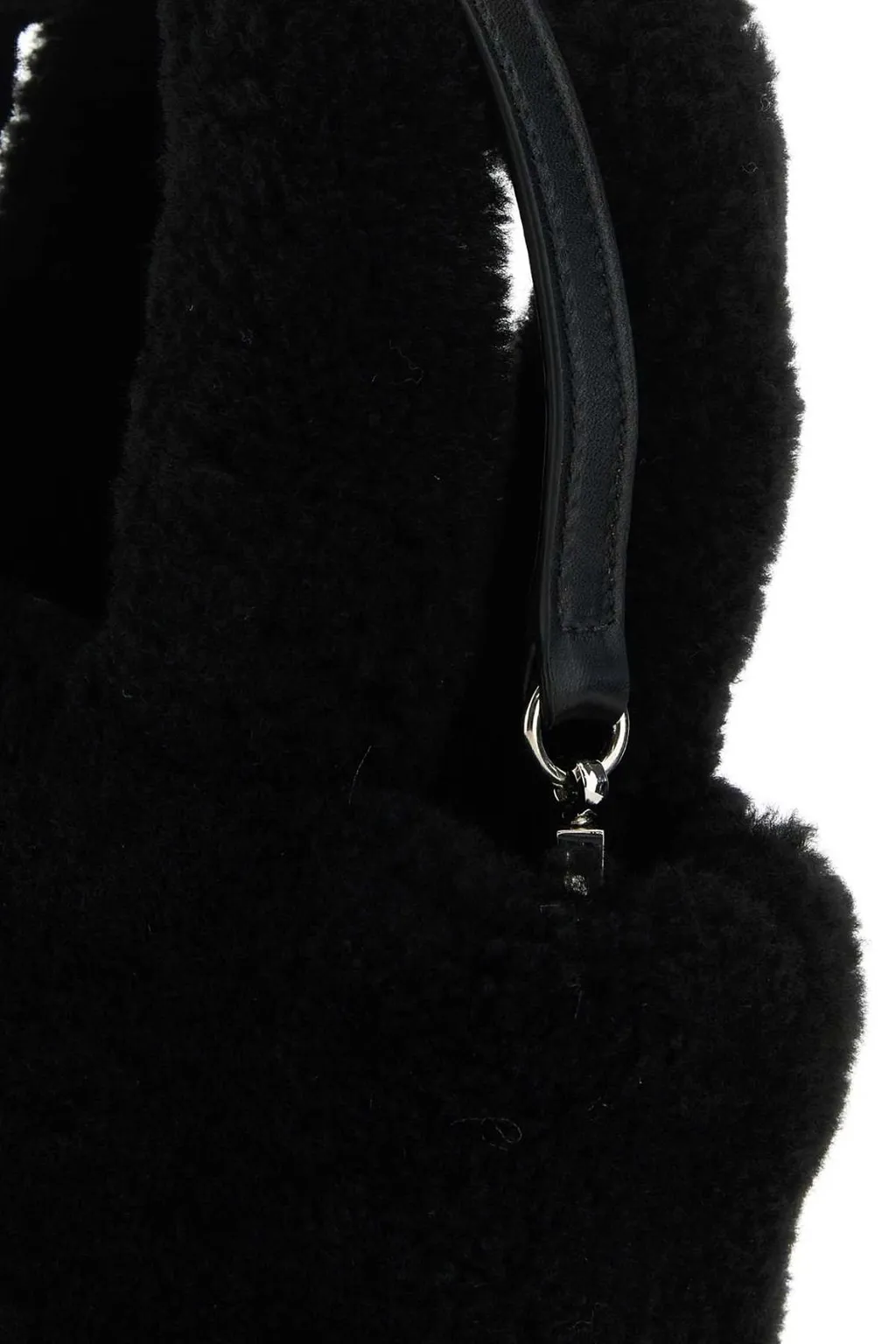 Amina Muaddi Fluffy Tote Bag