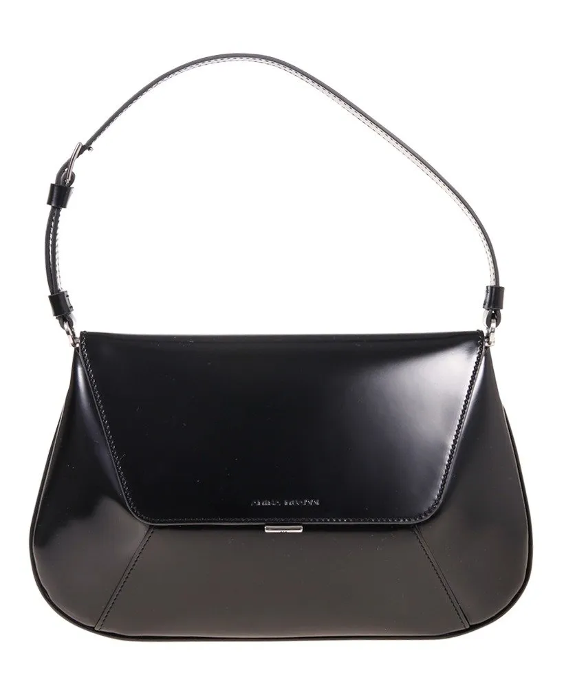 Amina Muaddi Ami Foldover Shoulder Bag