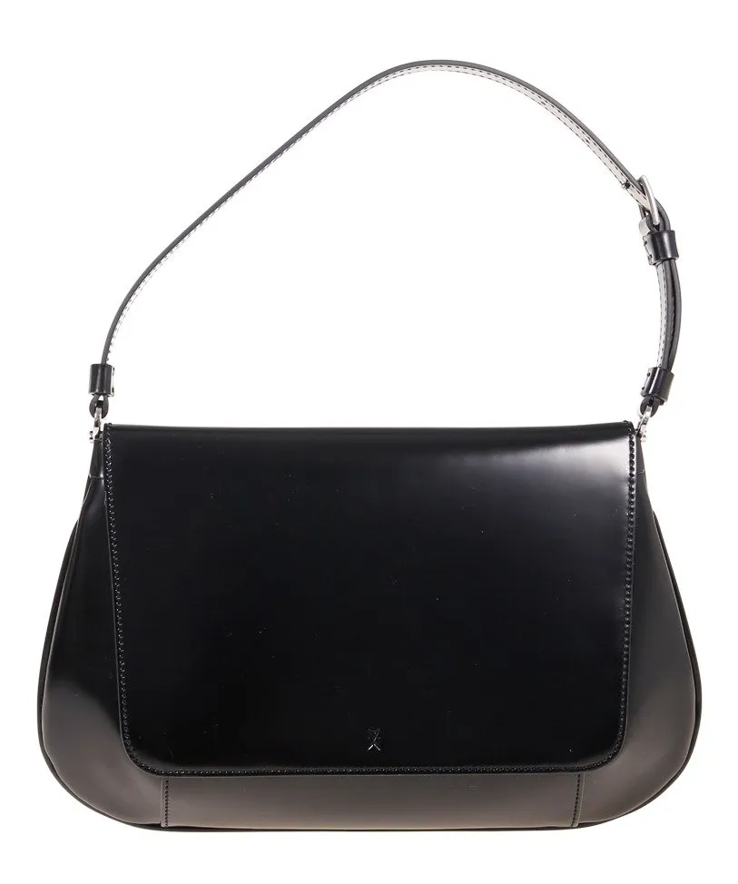 Amina Muaddi Ami Foldover Shoulder Bag