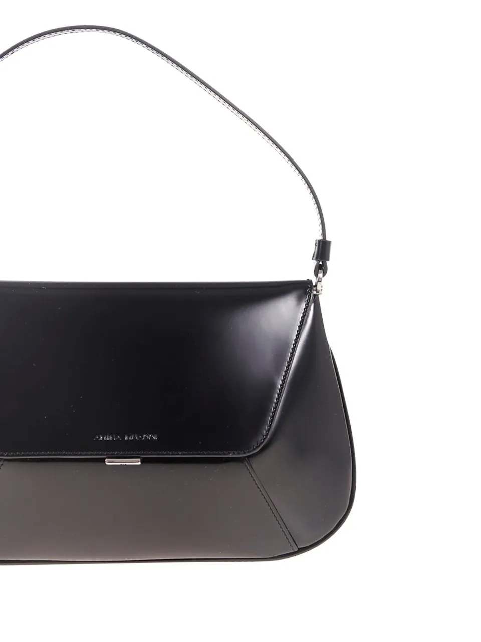 Amina Muaddi Ami Foldover Shoulder Bag