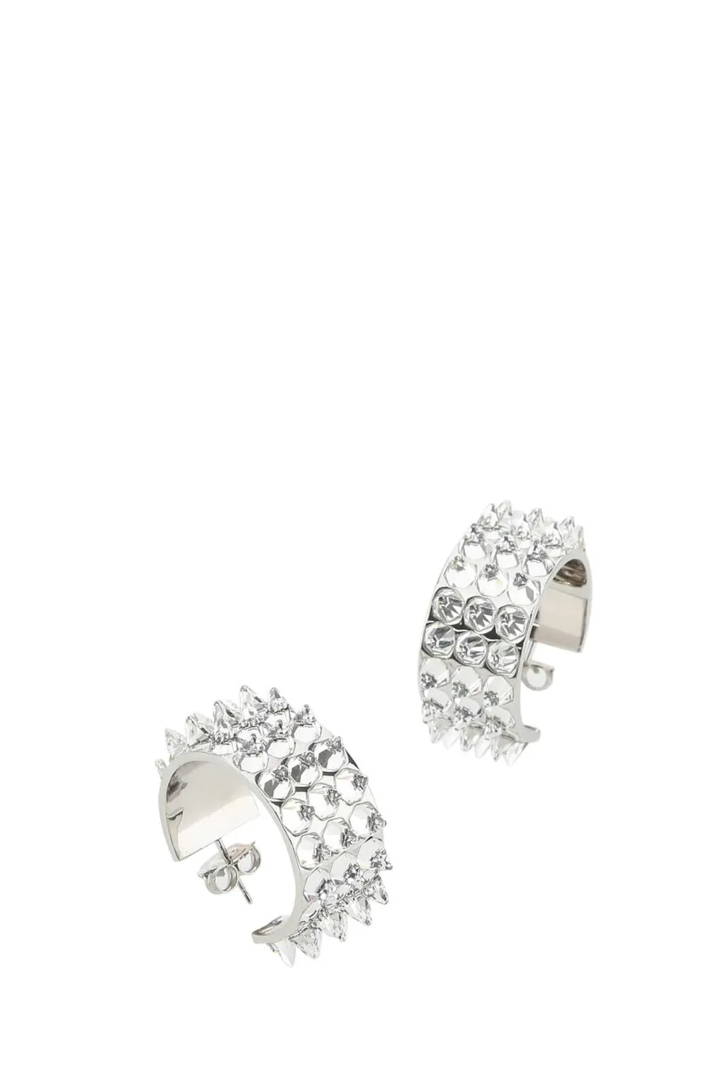 Amina Muaddi Embellished Big Karma Earrings