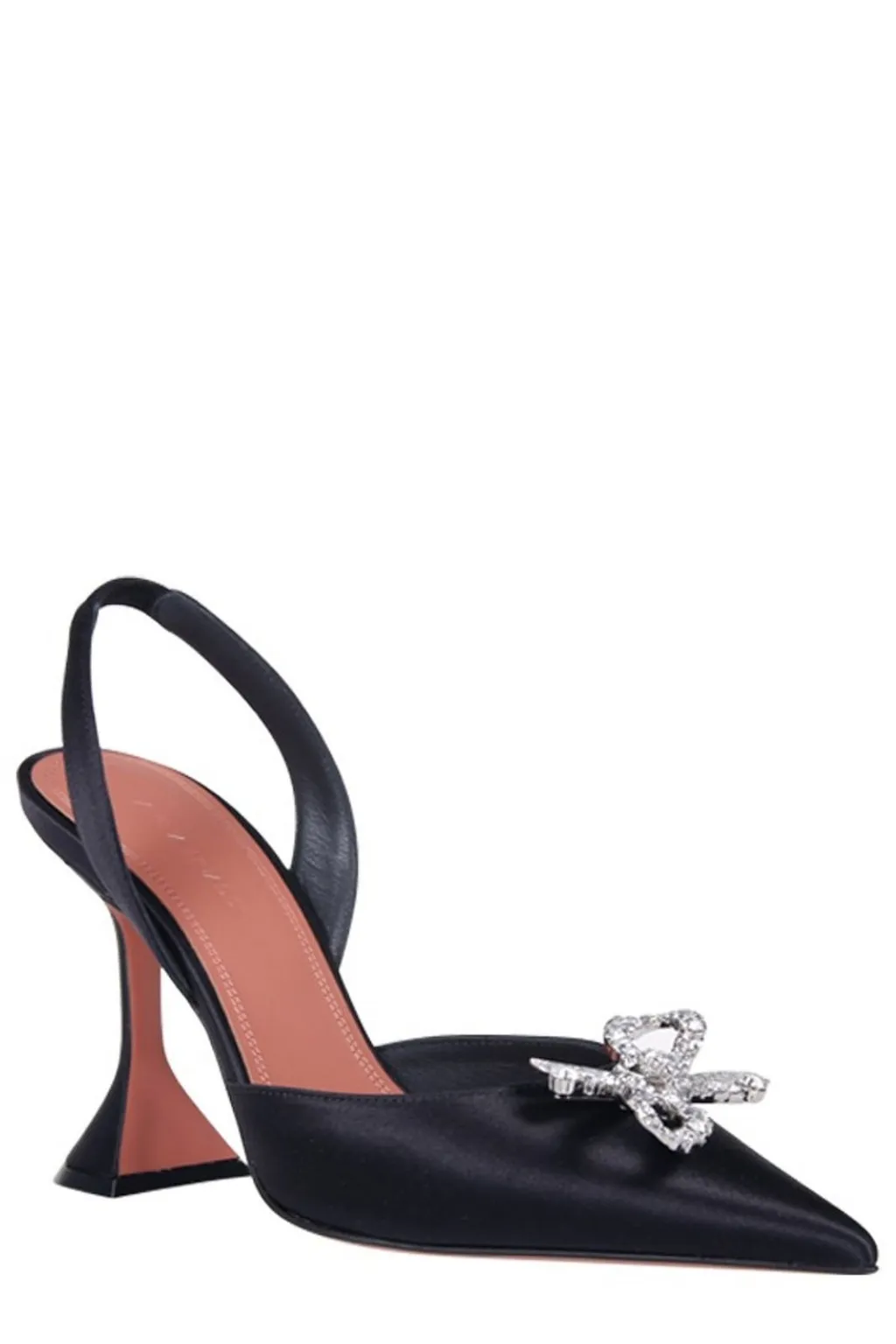 Amina Muaddi Rosie Pointed Toe Slingback Pumps
