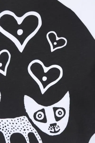 10 Corso Como Cat Graphic T-Shirt