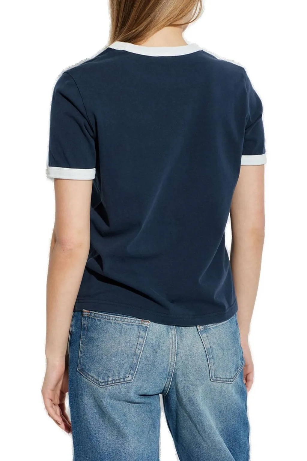 A.P.C. Crewneck Logo Embroidered T-Shirt
