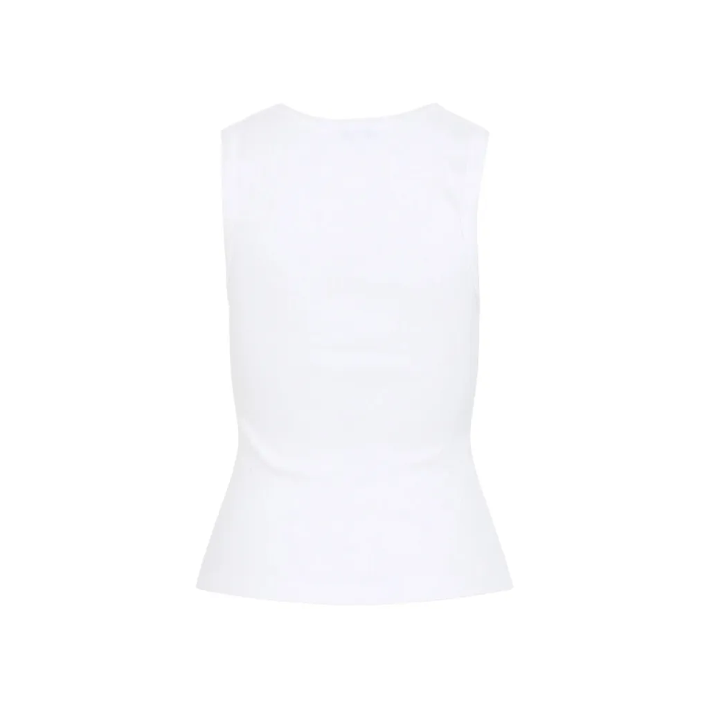 Agolde Poppy Ribbed Knitted Tank Top