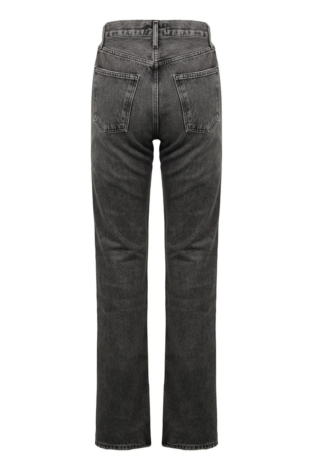 Agolde High-Rise Straight-Leg Jeans