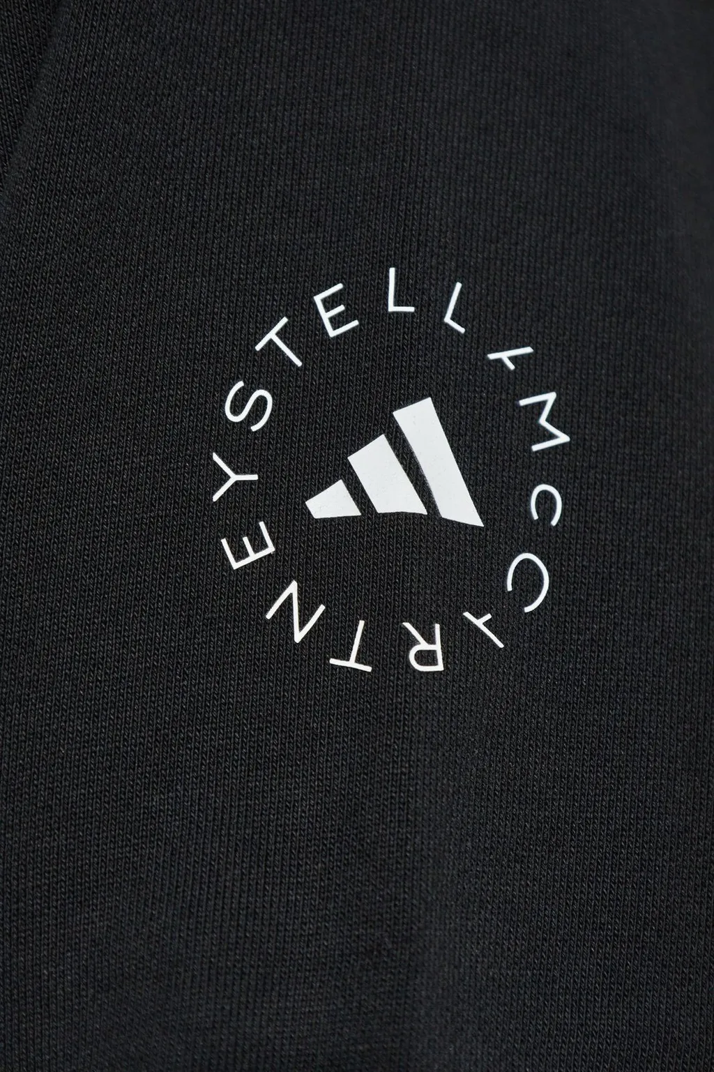 Adidas By Stella Mccartney Cropped Drawstring Hoodie