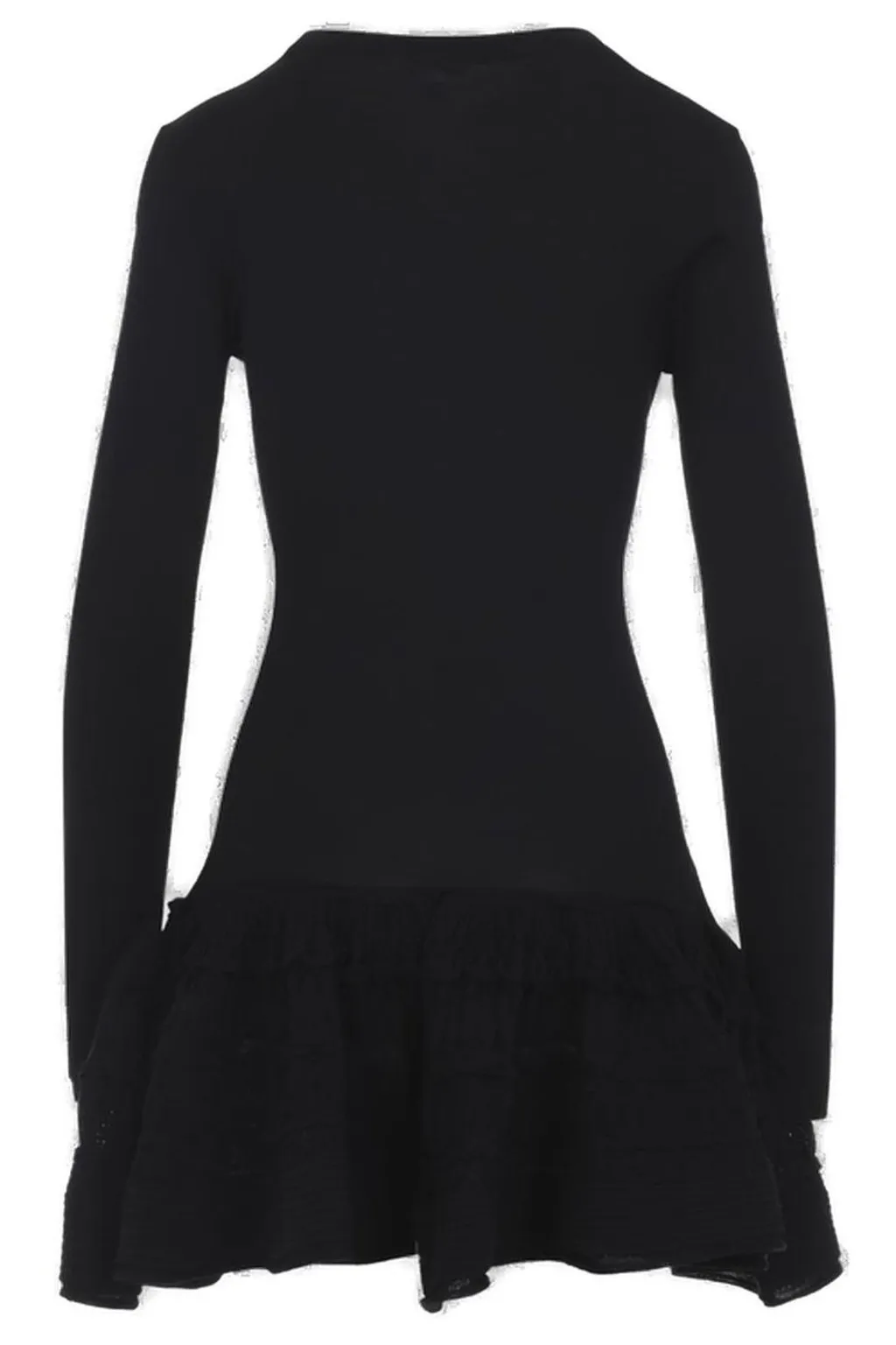 AlaÏA Long-Sleeved Crinoline Dress