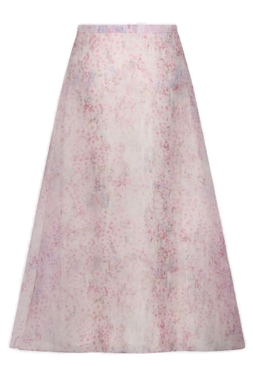 Alberta Ferretti Tie-Dyed Midi Skirt