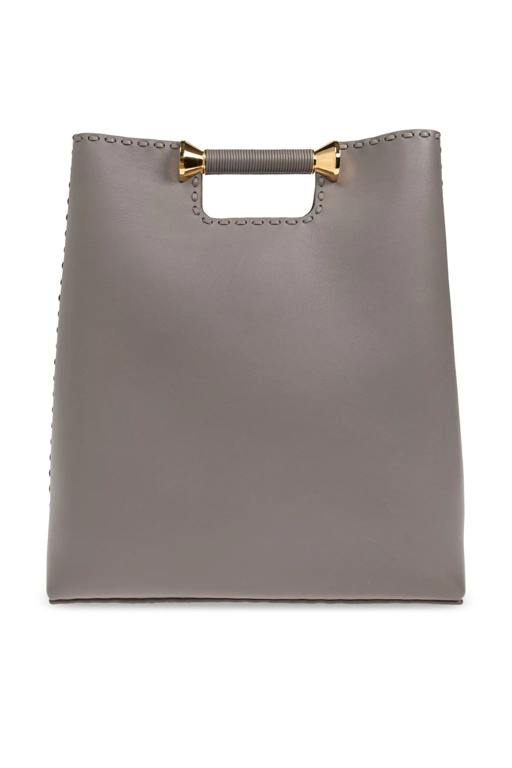 AlaÏA Bobine Logo Stamp Tote Bag