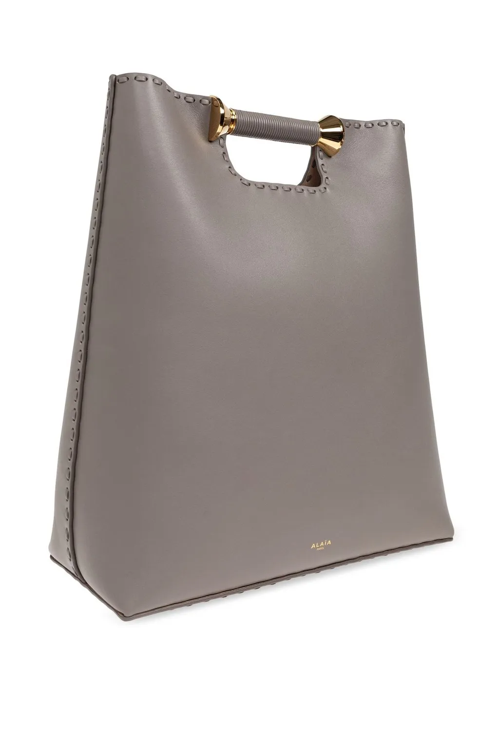 AlaÏA Bobine Logo Stamp Tote Bag