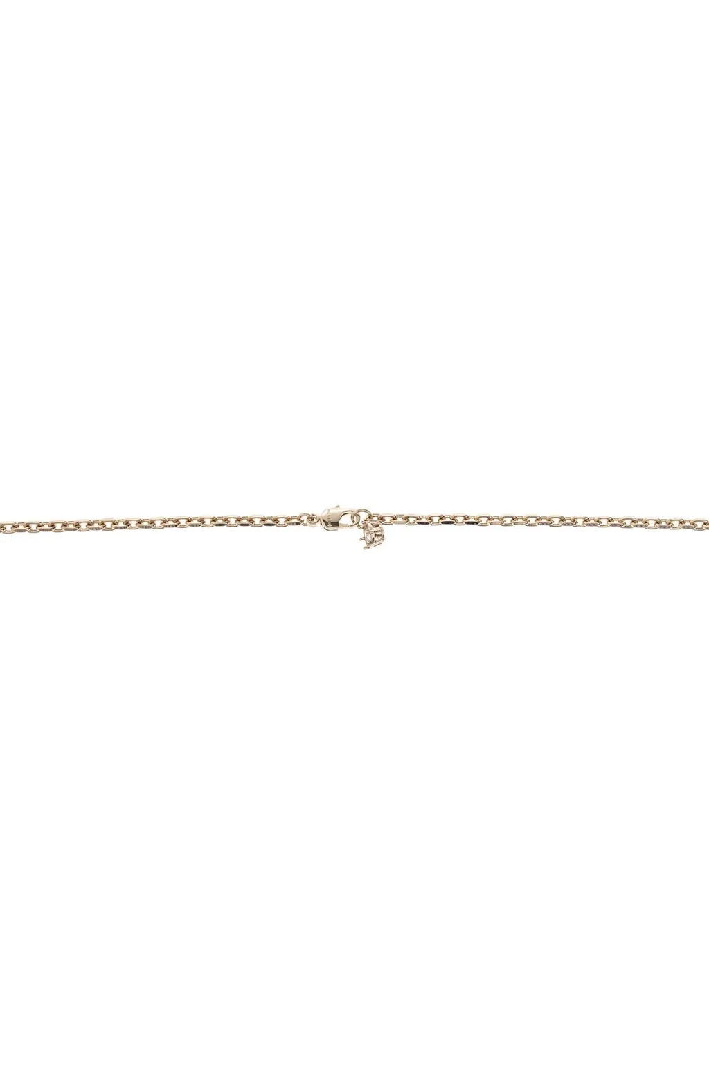 Alexander Mcqueen Logo Lettering Chained Embellished Necklace