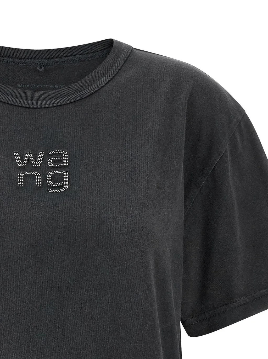 Alexander Wang Embellished Hotfix T-Shirt