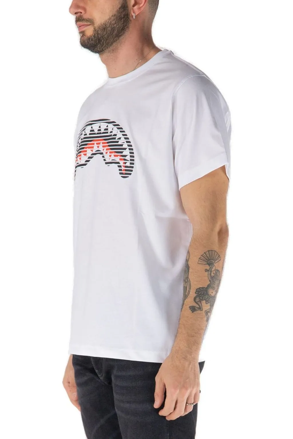 Sprayground Logo Printed Crewneck T-Shirt