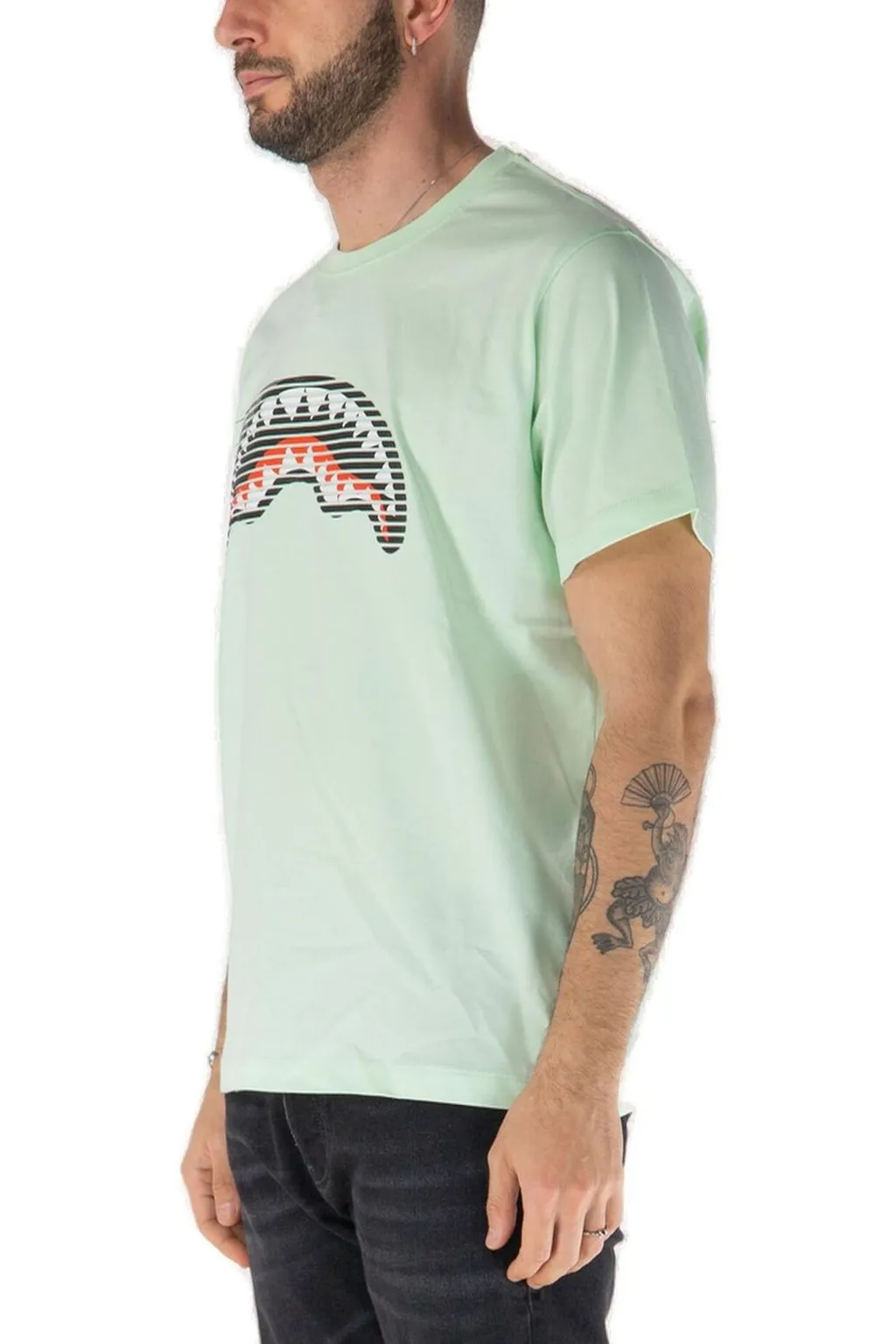 Sprayground Logo Printed Crewneck T-Shirt