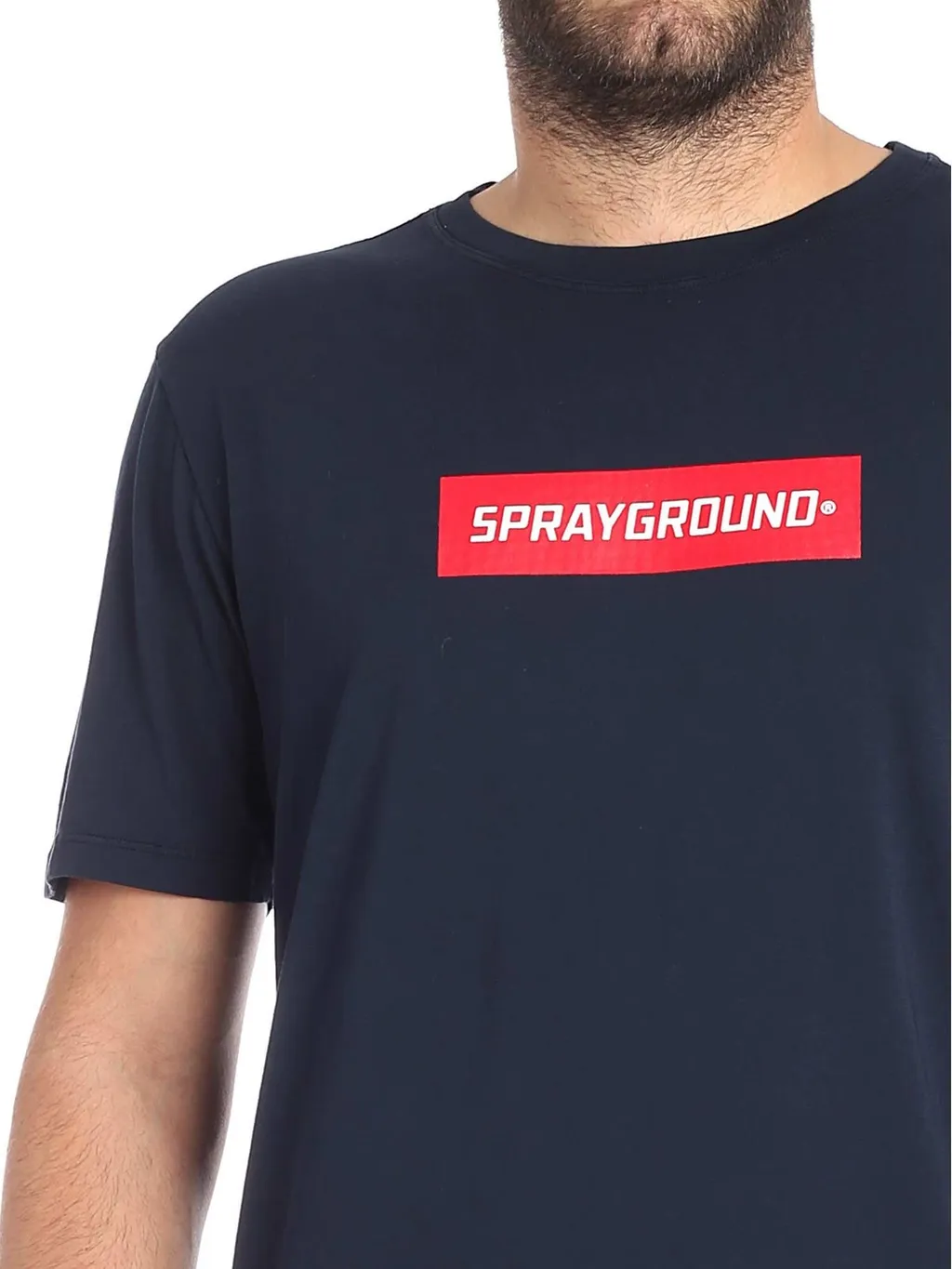Sprayground Logo Printed Crewneck T-Shirt