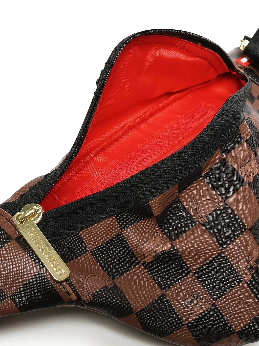 Sprayground Checked Belt Bag