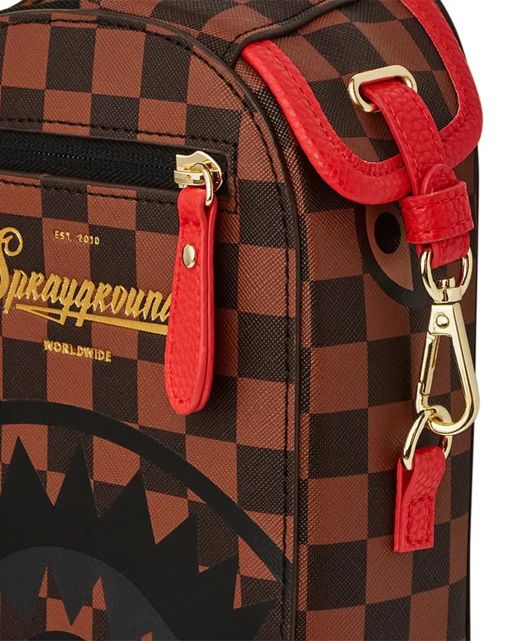 Sprayground Checkered Shoulder Bag