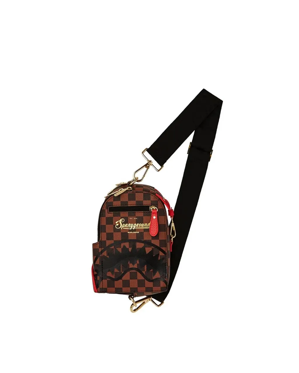 Sprayground Checkered Shoulder Bag