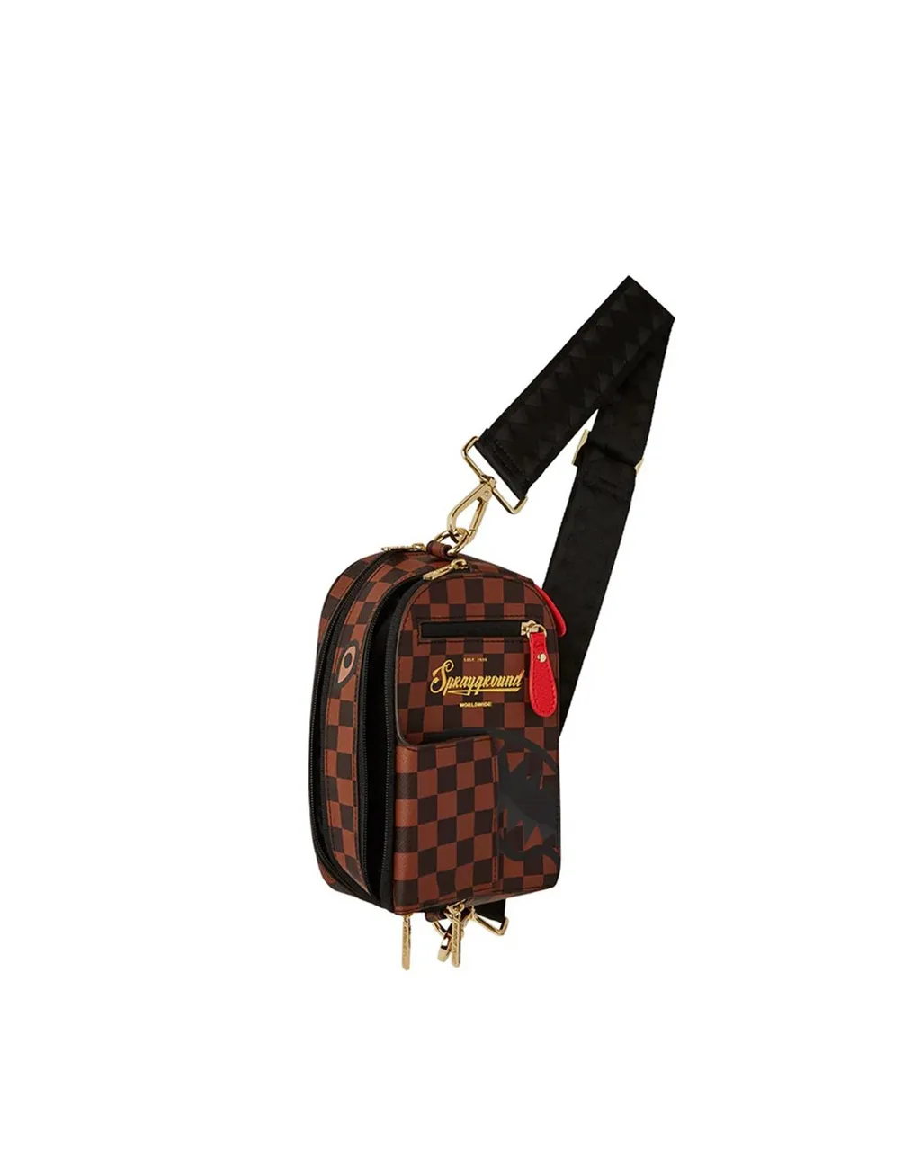 Sprayground Checkered Shoulder Bag