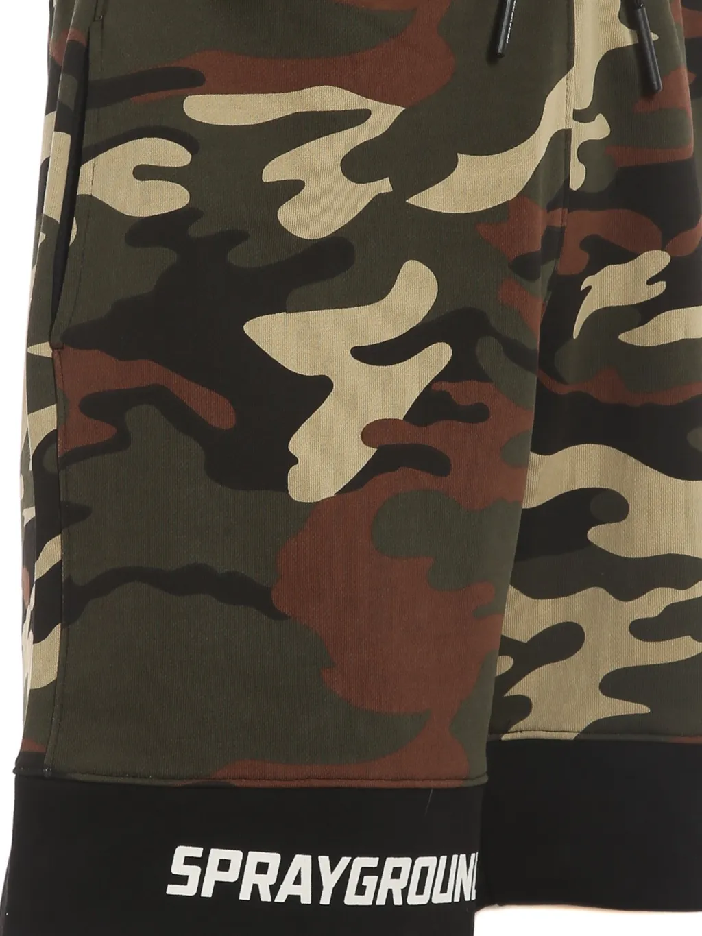 Sprayground Camo-Printed Drawstring Shorts