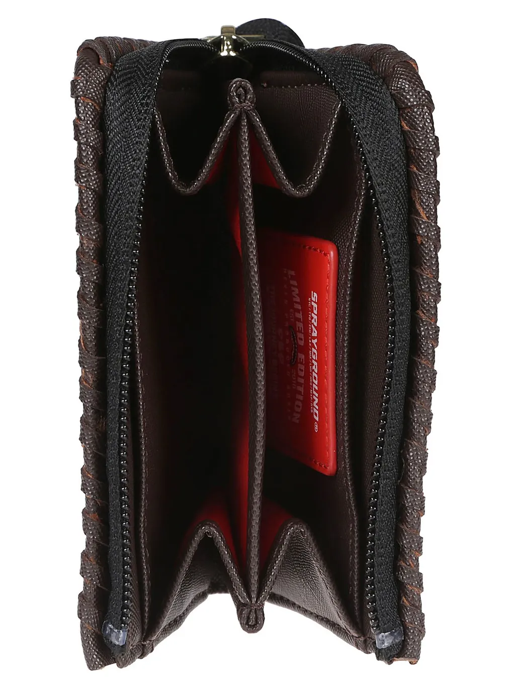 Sprayground Checked Zipped Wallet